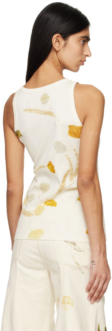 Tanktop Feng Chen Wang Feng Chen Wang Printed Tank Top Hvid | FMS17VS05, 2