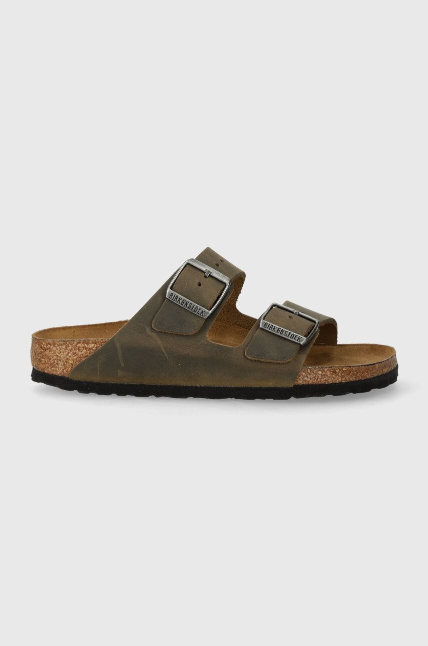 Sneakers og sko Birkenstock Arizona in Faded Khaki Oiled Leather, Size UK 2.5 | END. Clothing Brun | 1027039, 1