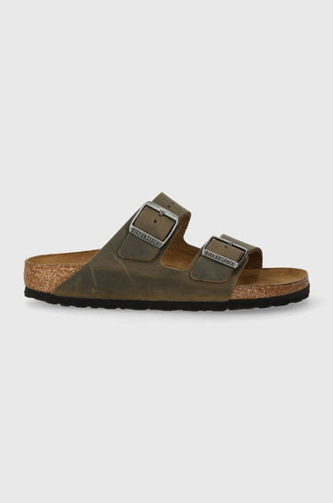 Sneakers og sko Birkenstock Arizona in Faded Khaki Oiled Leather, Size UK 2.5 | END. Clothing Brun | 1027039, 1