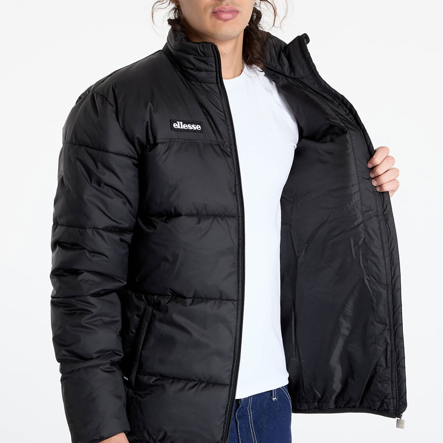 Puffer jakke Ellesse Jacket Caloroso Padded Jacket Black S Sort | SHR17526-011, 1