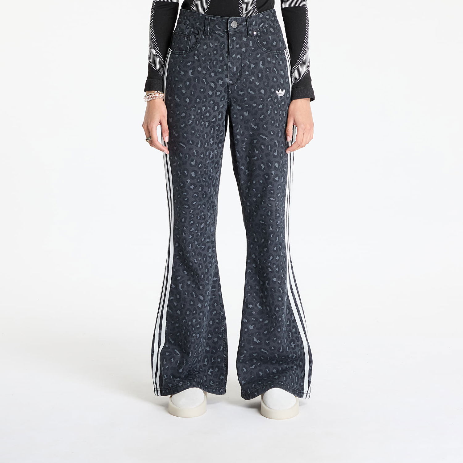 Jeans adidas Originals Denim Slim WL Flare Pants Sort | KA2681, 0