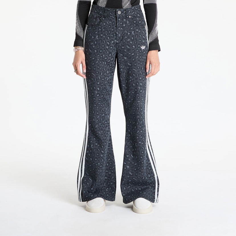 Jeans adidas Originals Denim Slim WL Flare Pants Sort | KA2681
