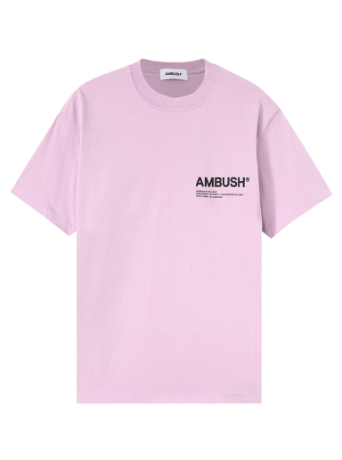 T-shirt Ambush Jersey Workshop "Lavendula/Black" Lyserød | BMAA007S22JER0013610