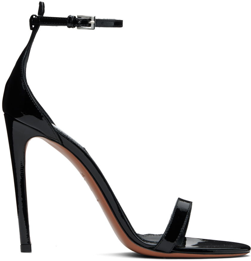 Sneakers og sko Alaïa ALAÏA High Heeled Calfskin Sandals Sort | AA3S106CK250, 0