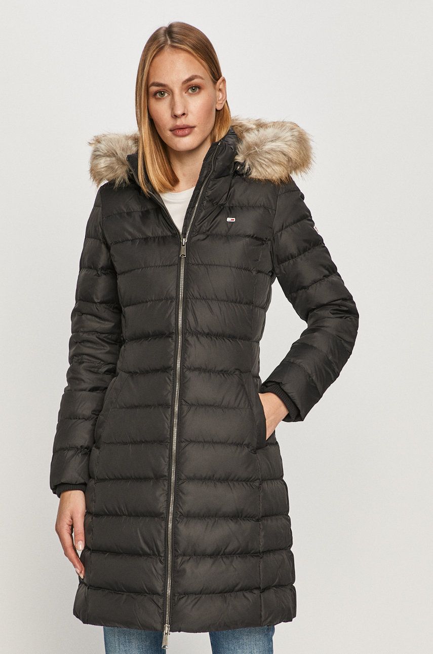 Puffer jakke Tommy Hilfiger Puffer Jacket Sort | DW0DW09060, 0