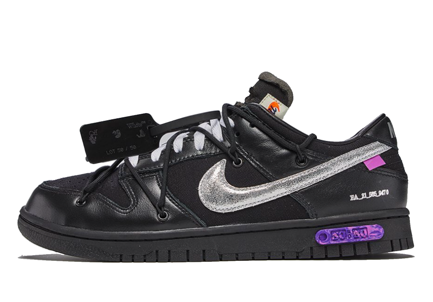 Sneakers og sko Nike Off-White x Dunk Low "Lot 50 of 50" Sort | DM1602-001, 0