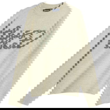 Sweater thisisneverthat this that Heart Graphic Knit Jumper, Large Beige | TN253KKNPK10-SND, 1