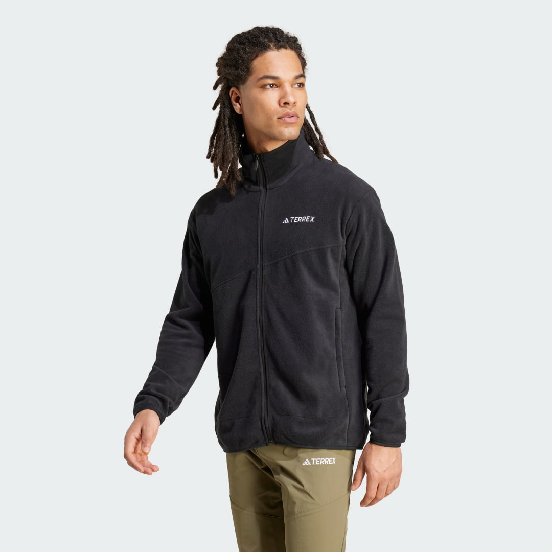 Jakke adidas Performance Full-Zip Fleece Sort | IZ3294, 0