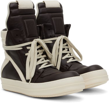 Sneakers og sko Rick Owens Rick Owens Hollywood Geobasket Brun | RU01E5894 LGYLCO, 3