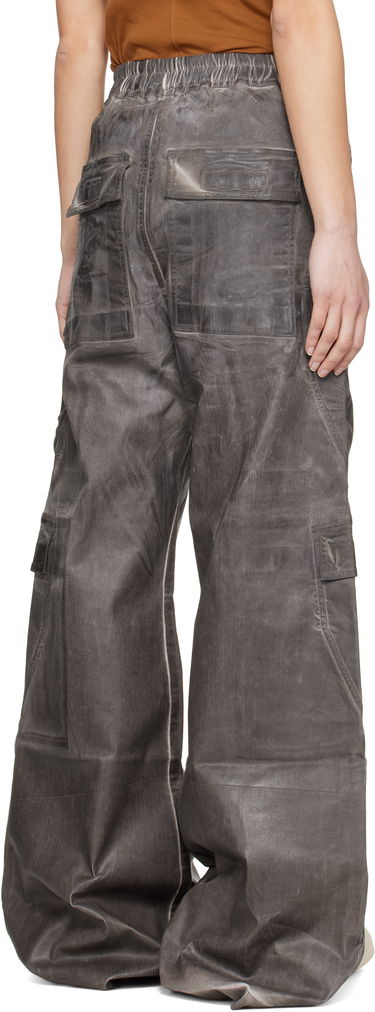 Cargo bukser Rick Owens Rick Owens DRKSHDW Hollywood Double Jumbo Bela Denim Cargo Pants Grå | DS01E3324 SCF, 2