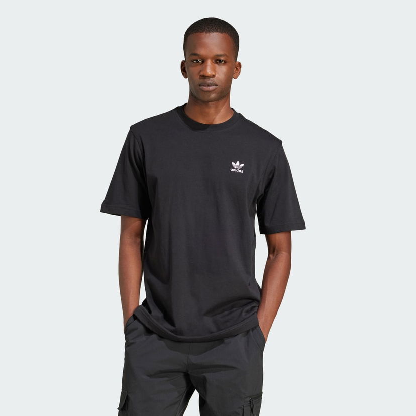 T-shirt adidas Performance Trefoil Essentials T-Shirt Sort | JI8545