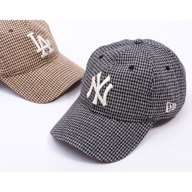 Kasket New Era NY Yankees MLB Houndstooth 9TWENTY Adjustable Hat Sort | 60691222, 5