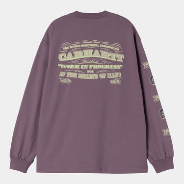T-shirt Carhartt WIP Carhartt WIP 3 One 3 Long Sleeve T-Shirt Lilla | I035504_9, 4