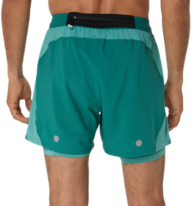 Shorts Asics Road 2-in-1 5" Shorts Grøn | 2011d245-301, 1