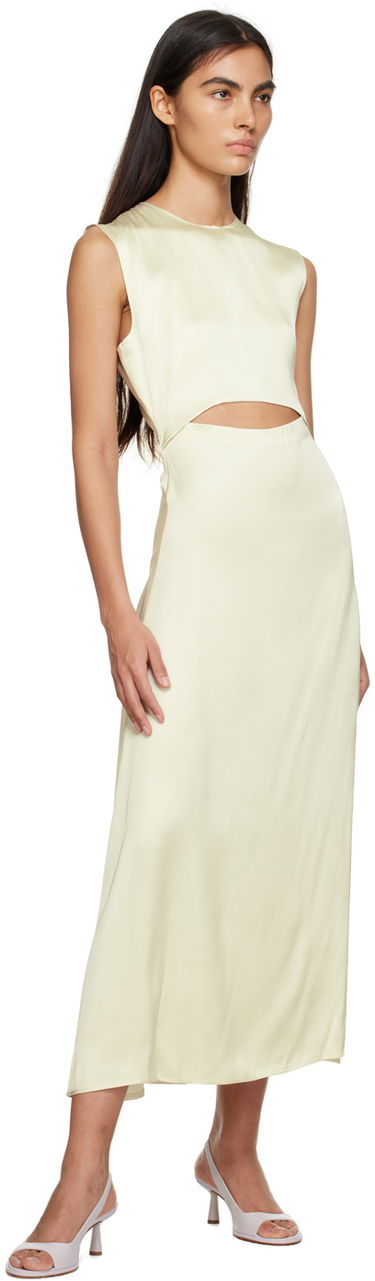 Kjole Loulou de Saison Loulou de Saison Copan Cutout Maxi Dress Gul | COPAN, 3