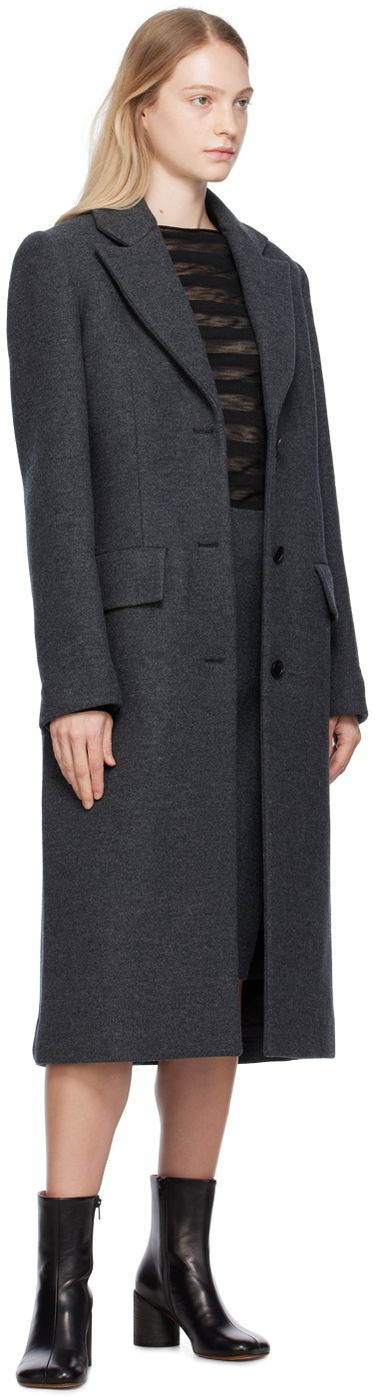 Nederdel We11done We11done Vented Miniskirt Grå | WD-SK3-23-253-W-DG, 3