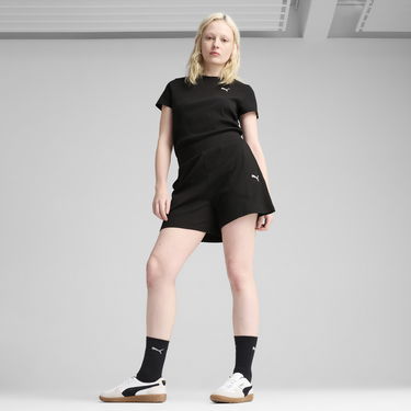 Shorts Puma ESS Elevated 5" High-Waisted Ribbed Shorts Sort | 685026_01, 2