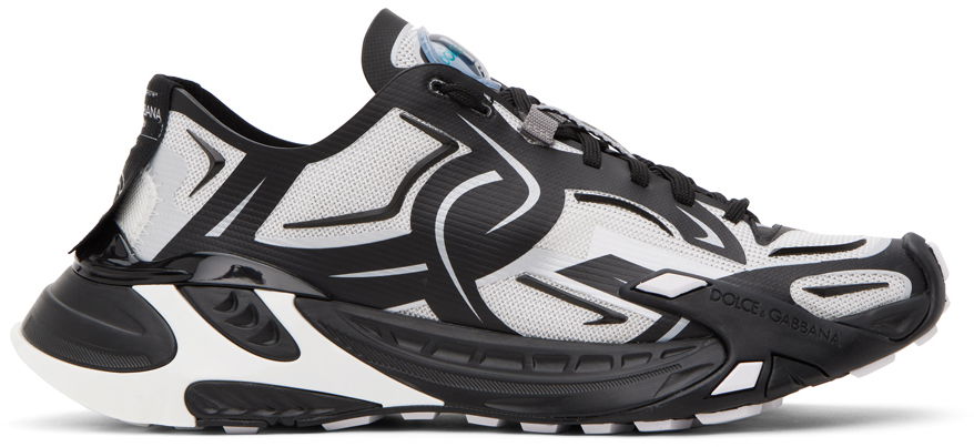 Sneakers og sko Dolce & Gabbana Black & White Fast Sneakers Sort | CS2175AH405, 0
