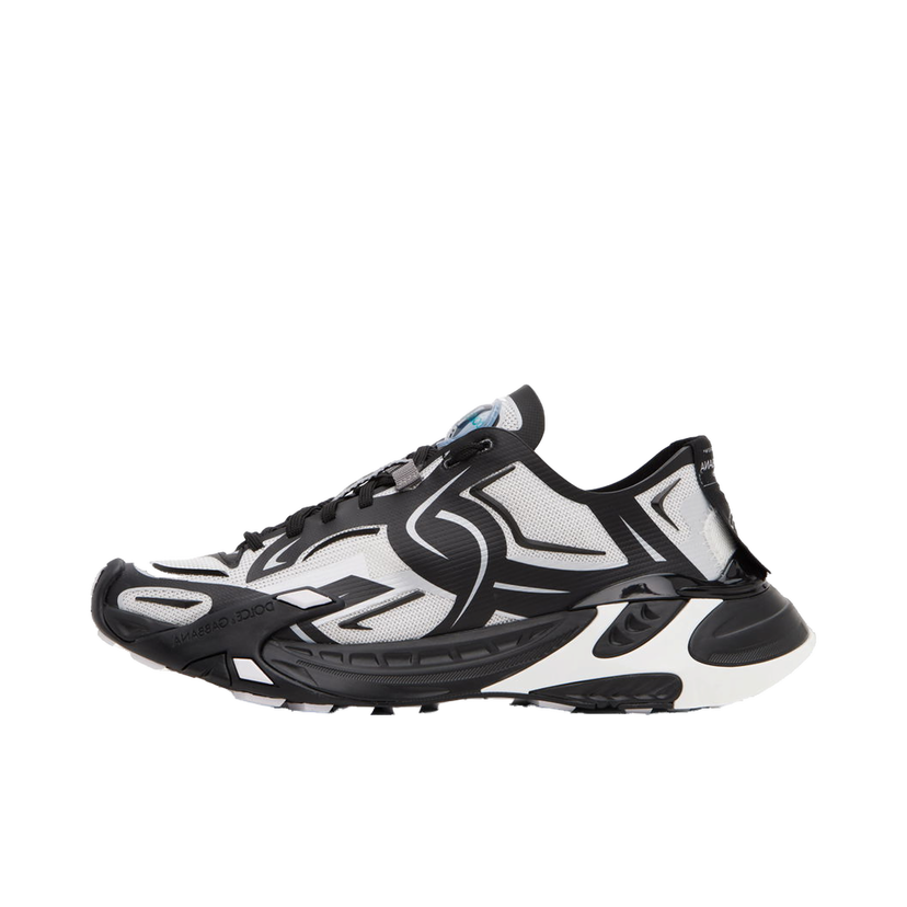Sneakers og sko Dolce & Gabbana Black & White Fast Sneakers Sort | CS2175AH405
