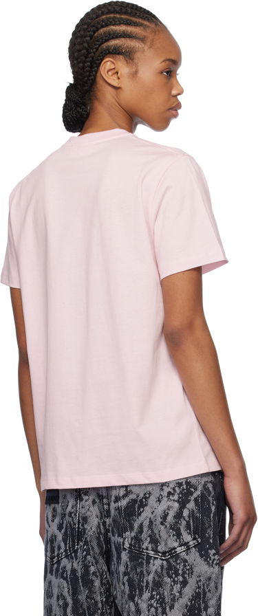 T-shirt GANNI GANNI Relaxed Kitten Graphic T-Shirt Lyserød | T4164, 2