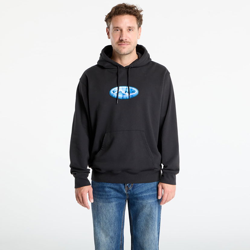 Sweatshirt Vans 3D Retroval Pullover Hoodie Sort | VN000QXPBLK1