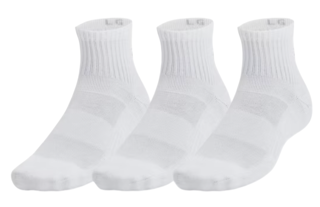 Sokker Under Armour Under Armour UA TC Quarter Socks - 3 Pack Hvid | 1386372-100, 0