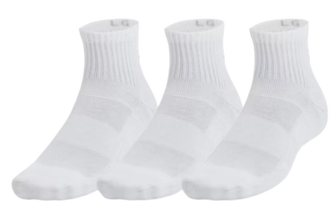 Sokker Under Armour Under Armour UA TC Quarter Socks - 3 Pack Hvid | 1386372-100, 0