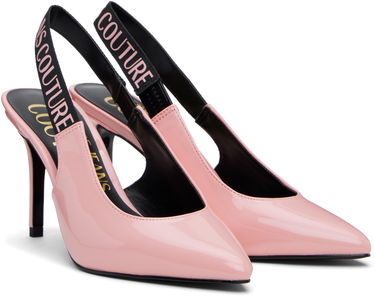 Sneakers og sko Versace Versace Jeans Couture Scarlett Slingback Mid Heels Lyserød | E78VA3S52_EZS190, 3