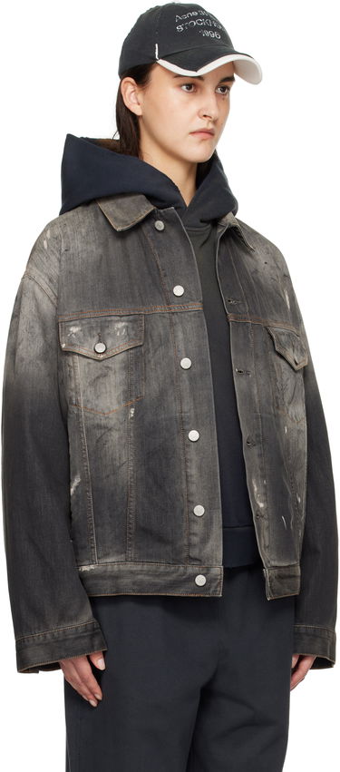 Jakke Acne Studios Acne Studios Oversized Denim Jacket Grå | C90190-, 4
