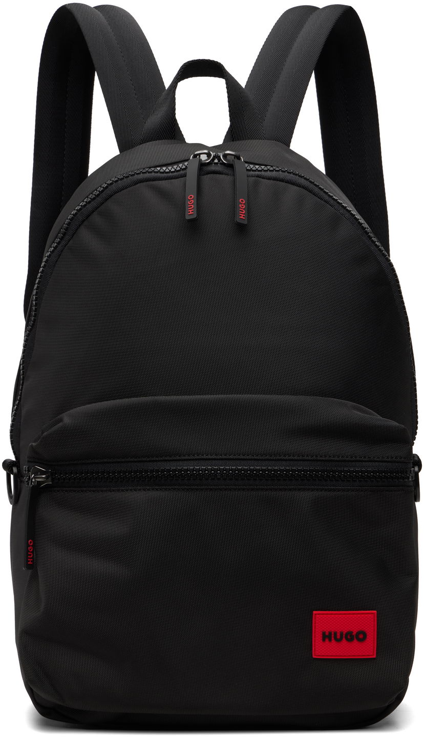 Rygsæk BOSS Logo Patch Backpack Sort | 50549717