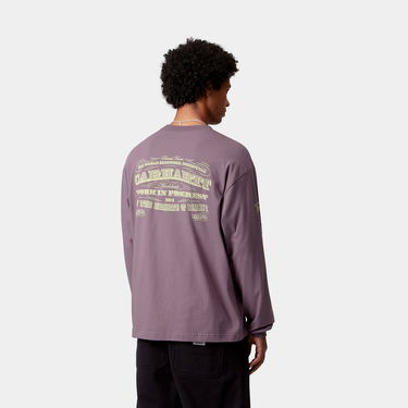 T-shirt Carhartt WIP Carhartt WIP 3 One 3 Long Sleeve T-Shirt Lilla | I035504_9, 2