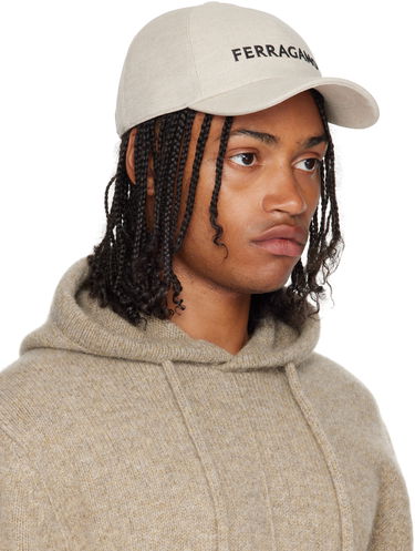Kasket FERRAGAMO Ferragamo Core Signature Cap Beige | 783392, 1
