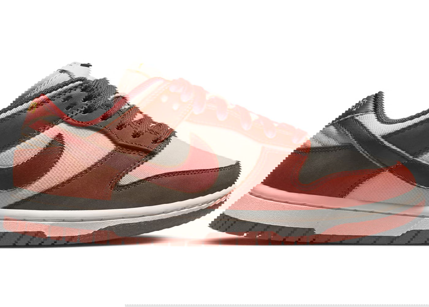 Sneakers og sko Nike Dunk Low LX Light Orewood Brown Rugged Orange W Brun | DZ2710-101, 0