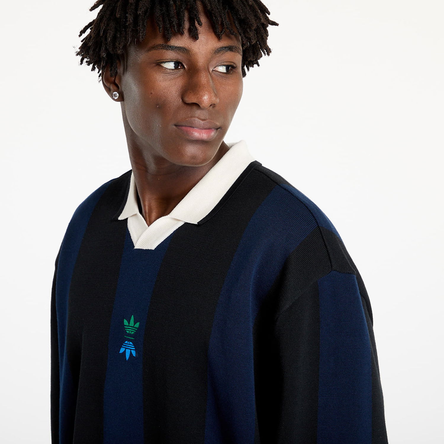 T-shirt adidas Originals Rolling Links Long Sleeve Polo Shirt Black Sort | IT0142, 1