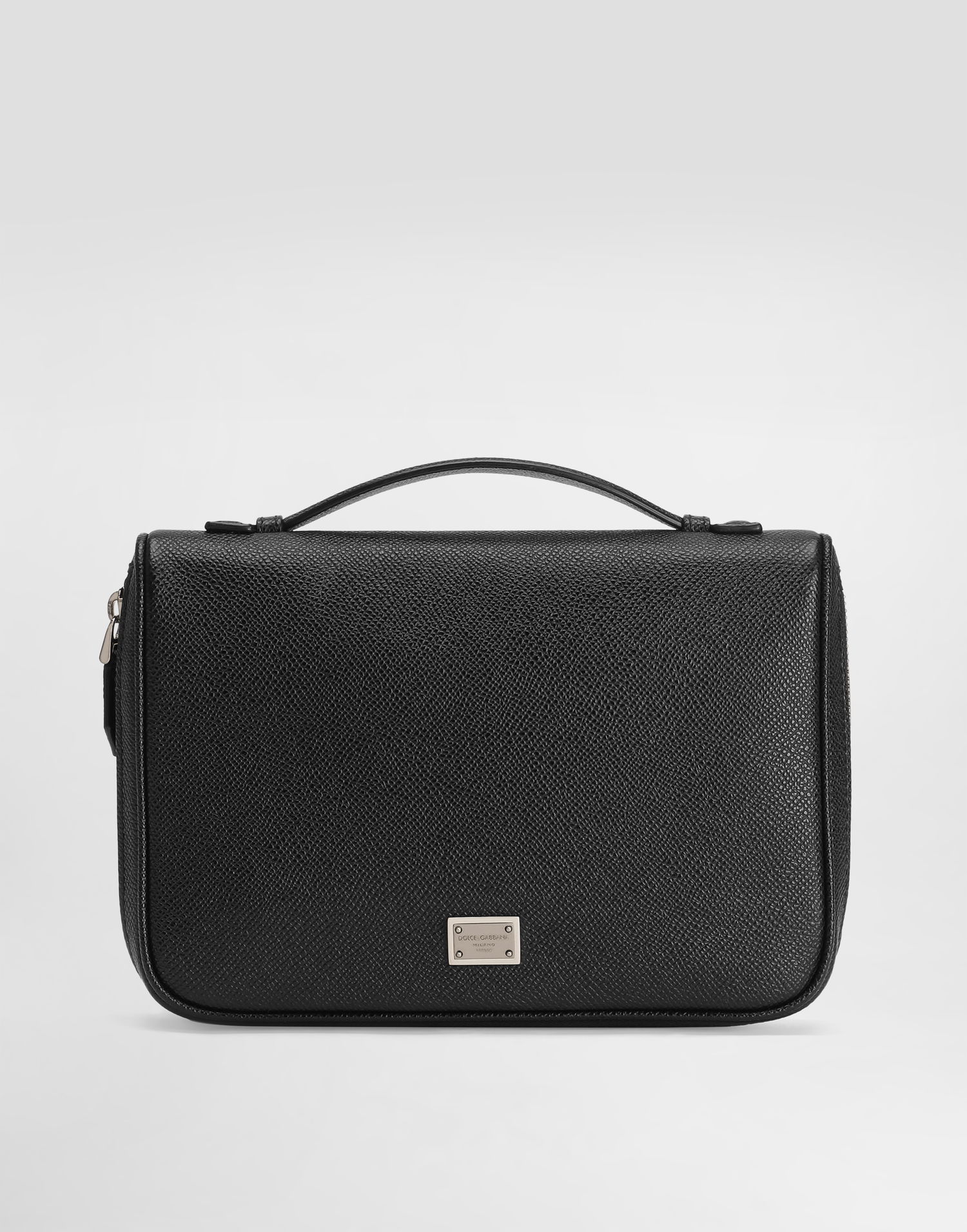 Rejsetaske Dolce & Gabbana Dolce & Gabbana Sicily Alpine Calfskin Necessaire Sort | BP3412BG66280999, 0