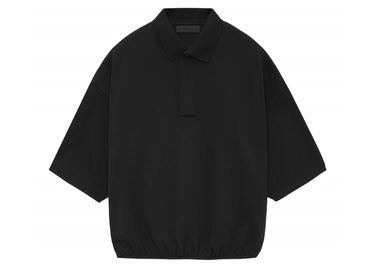 Polo skjorte Fear of God Core Collection 3/4 Sleeve Polo Black Sort | 192SU244400F, 0