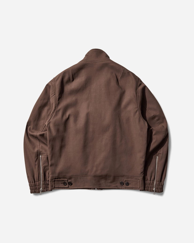 Jakke Dries Van Noten Overdyed Shell Jacket Brun | 252-020565-2106 705