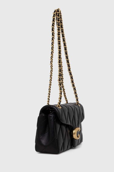 Skuldertaske Coach Tabby Leather Shoulder Bag Sort | CP150, 1