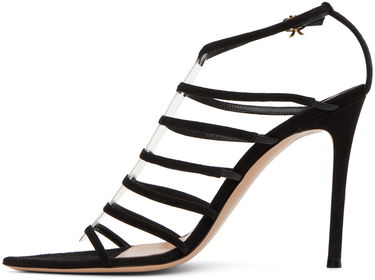 Skopleje Gianvito Rossi Gianvito Rossi Suede Heeled Sandals Sort | G61672.15RIC.CGS, 2