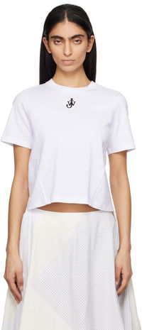JW Anderson Anchor Logo Cropped T-Shirt
