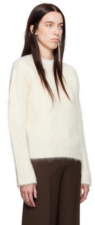 Sweater Loulou de Saison Loulou de Saison Freya Fuzzy Knit Sweater Sort | FREYA, 4