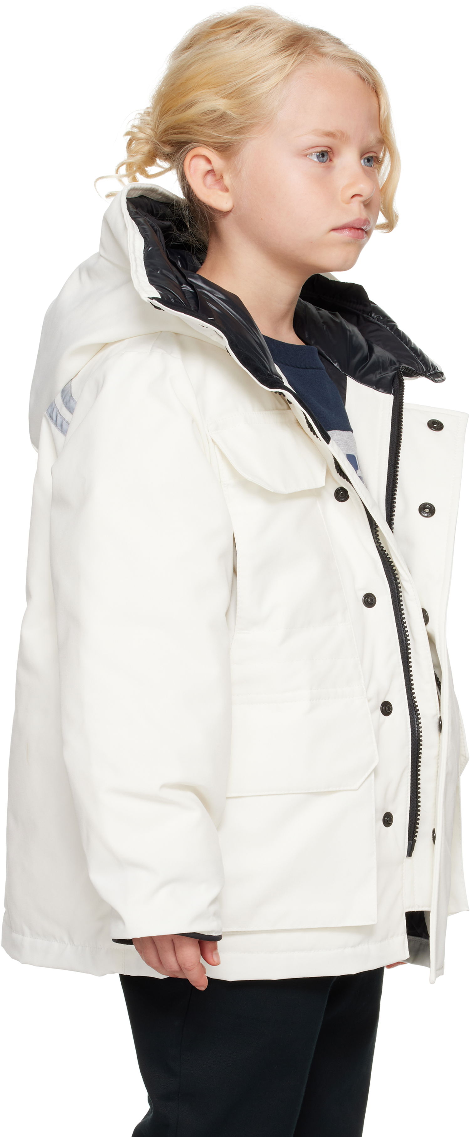 Parka Canada Goose Kids' Expedition Down Jacket Hvid | 4552Y, 1