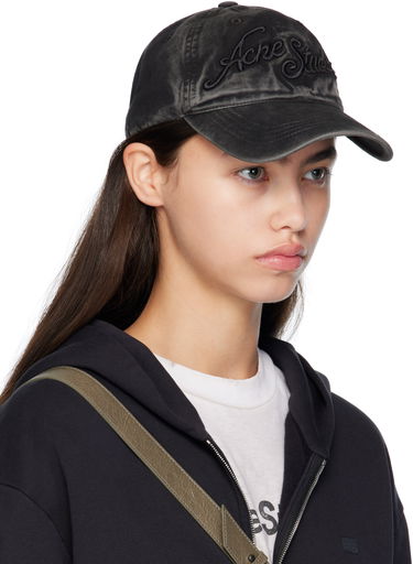 Kasket Acne Studios Logo Cap Hvid | C40416-, 3