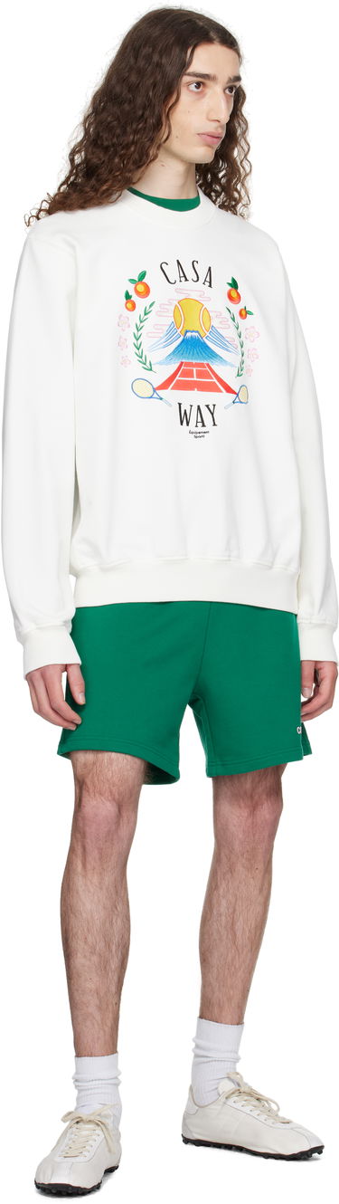Sweatshirt Casablanca Casablanca 'Casa Way' Sweatshirt Hvid | MPF25-JTP-293-03, 3