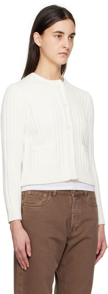 Sweater JW Anderson JW Anderson Cropped Buttoned Cardigan Lilla | KW1356-YN0410, 4