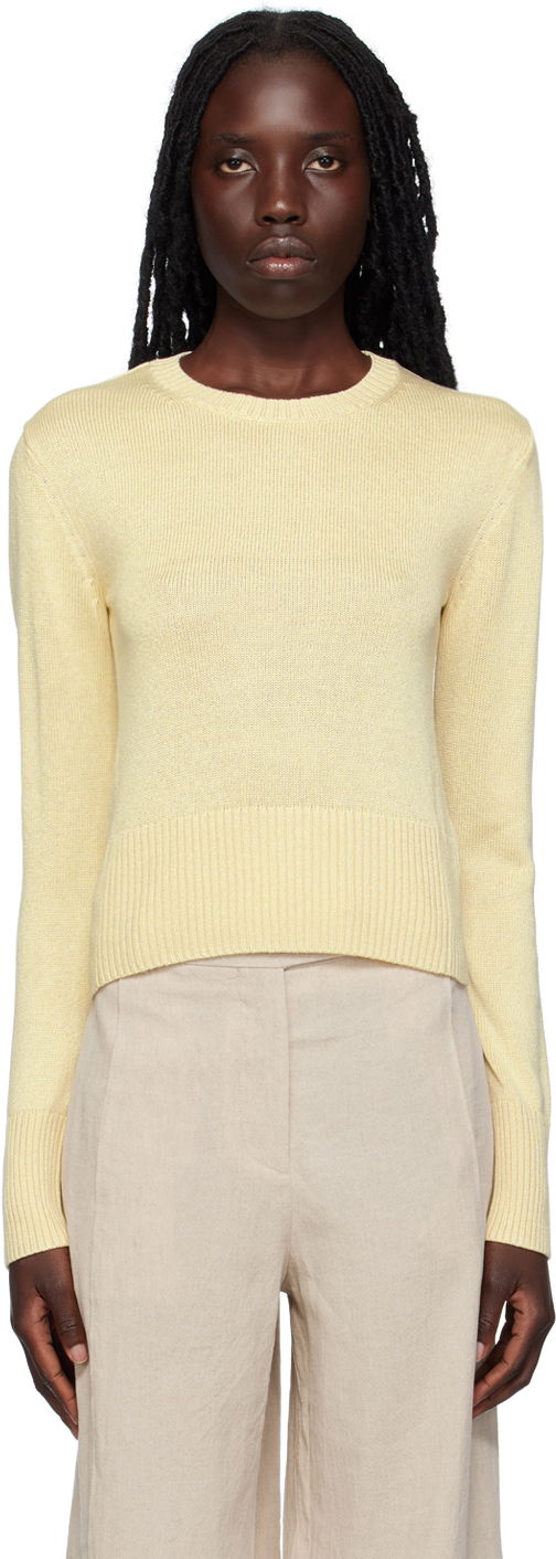 Sweater TOTEME TOTEME Crewneck Knit Sweater Gul | 233-5151-342