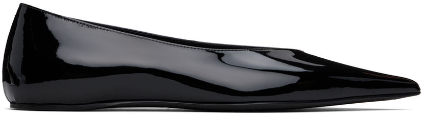 Sneakers og sko TOTEME Asymmetric Ballerina Flats Sort | 244-WAS990-LE0091