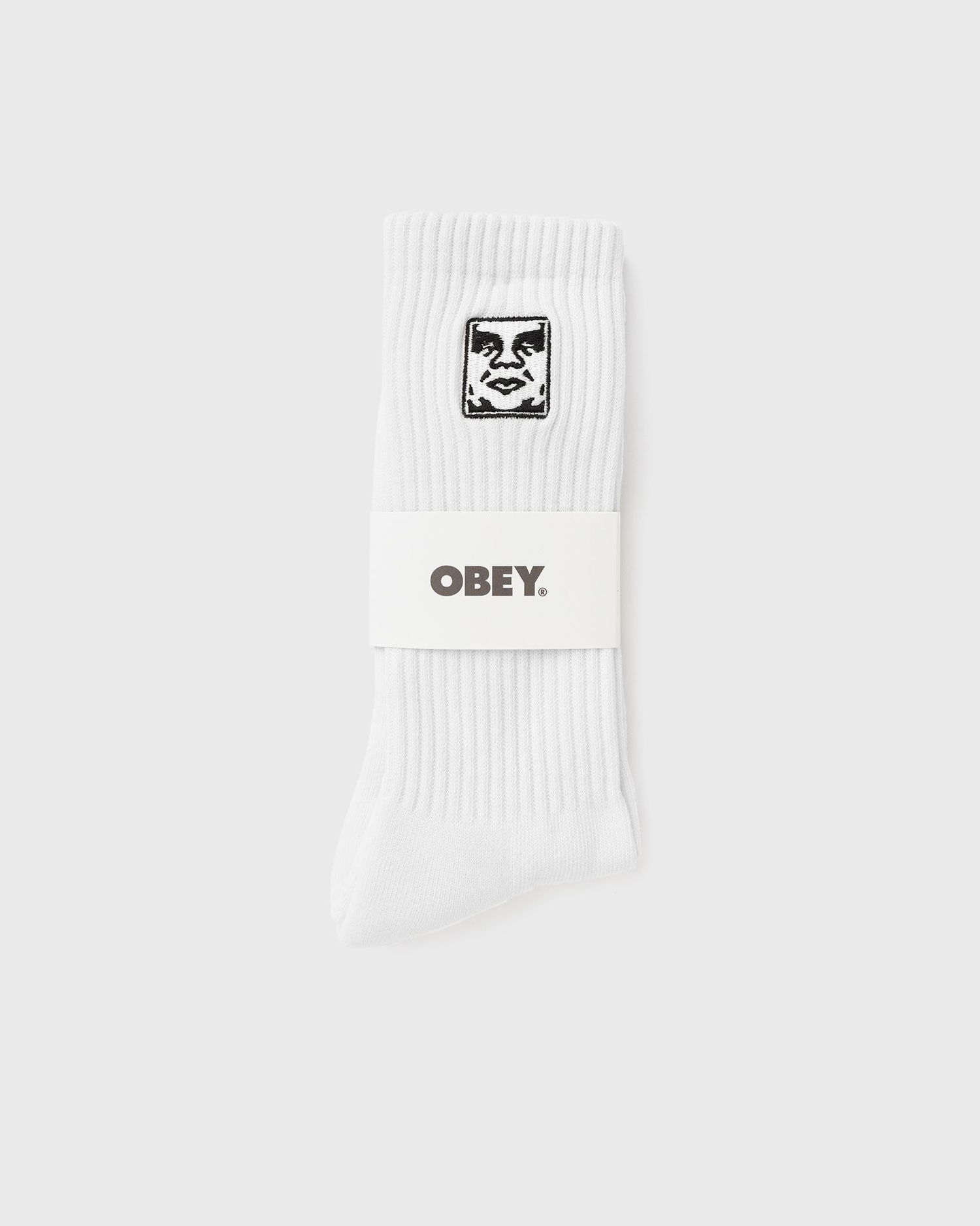 Sokker OBEY Obey Icon Face Socks Hvid | 100260193-WHT, 0