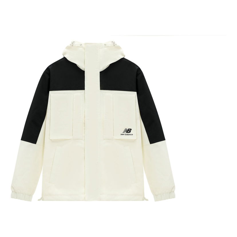 Vindjakke New Balance Windproof Sport Jacket Hvid | AMJ31304-CIC