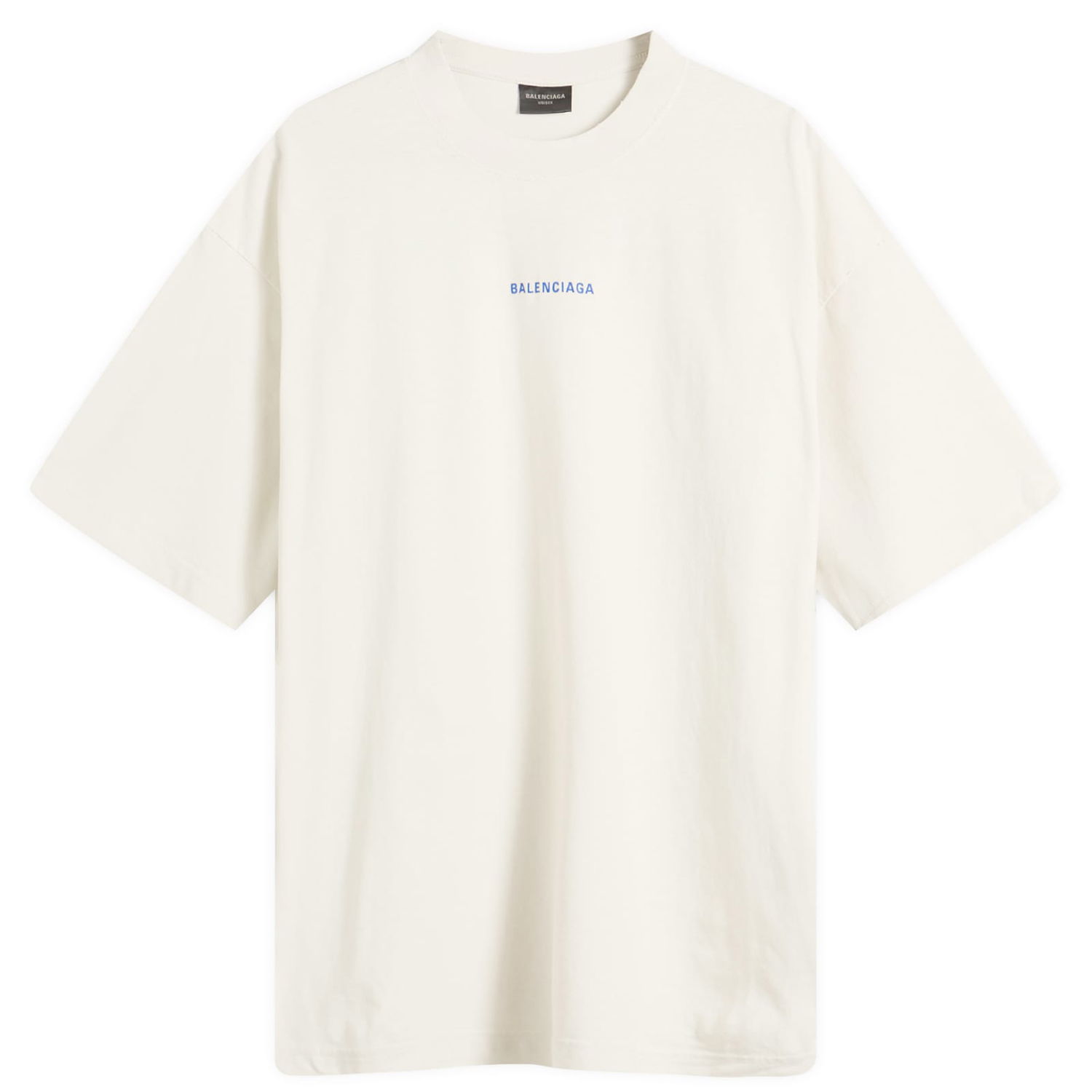 T-shirt Balenciaga Balenciaga Men's Logo Medium Fit T-Shirt, Size Large Hvid | 764235-TSVO9-8016, 0